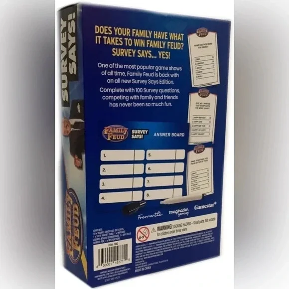 Family FEUD Survey Says Edition Card Game - Picture 3 of 3